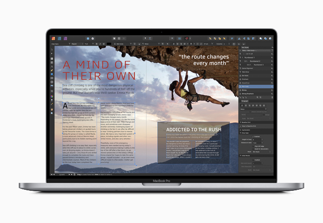 ???? MacBook ???? ????? Affinity Publisher.