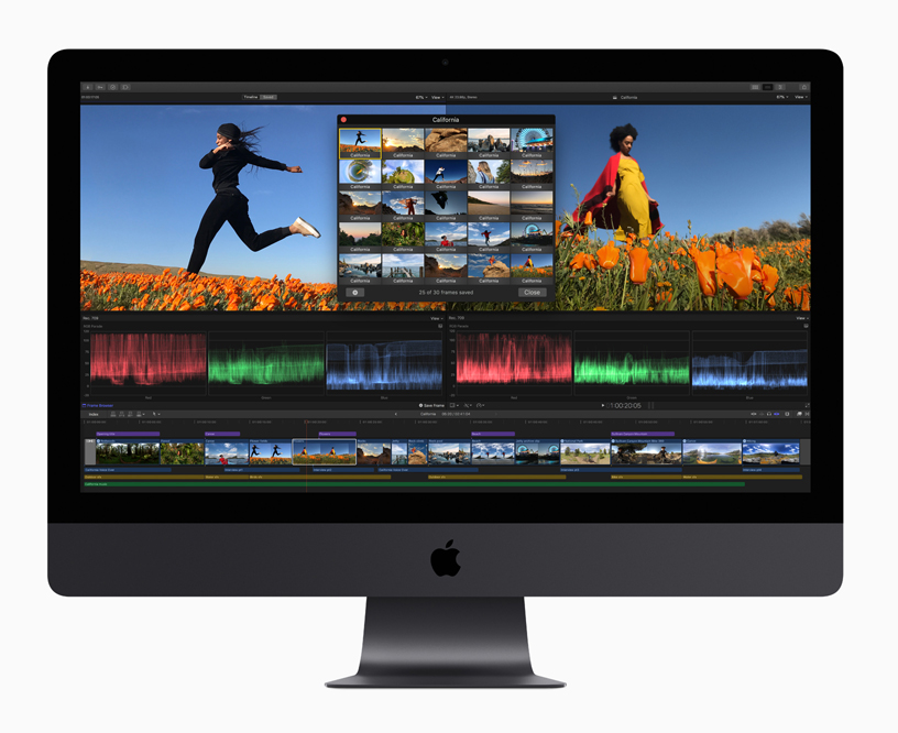 ???? iMac ?? ???? ???? ?????? Final Cut Pro X.