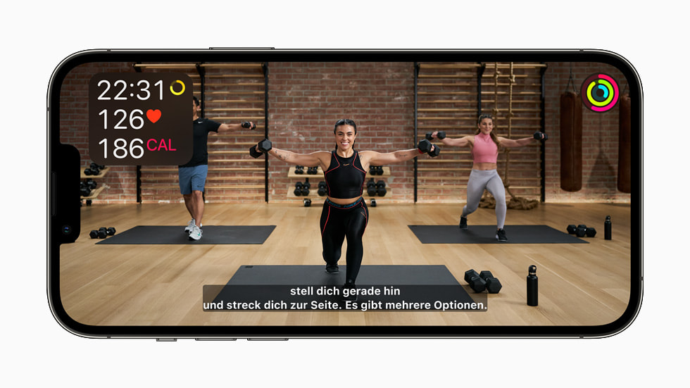 ????? ?????? ????????? ????? ?????? ????? ?? +Fitness ?????? ??? iPhone?13?Pro.