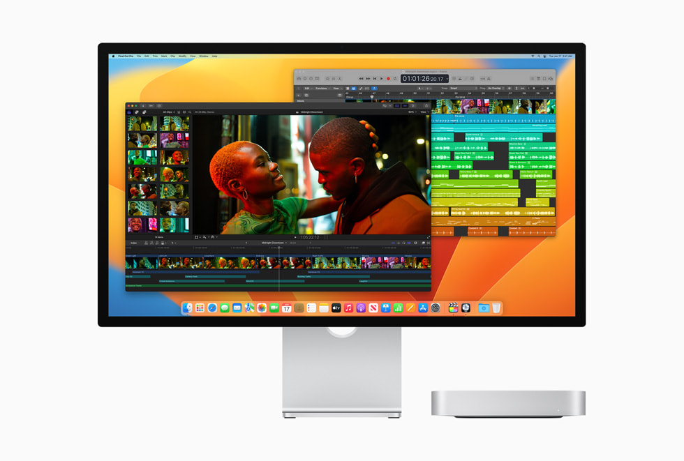 M2 Pro ?ipli Mac mini’de bir video i?leme i? ak???.
