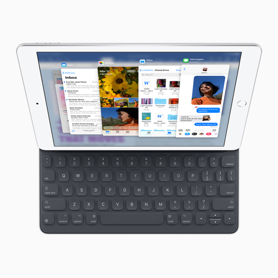 iPad ekran?nda Slide Over ?zelli?i.