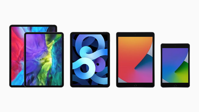 iPad Pro, sekizinci nesil iPad, iPad mini ve iPad Air’den olu?an iPad ürün serisi.