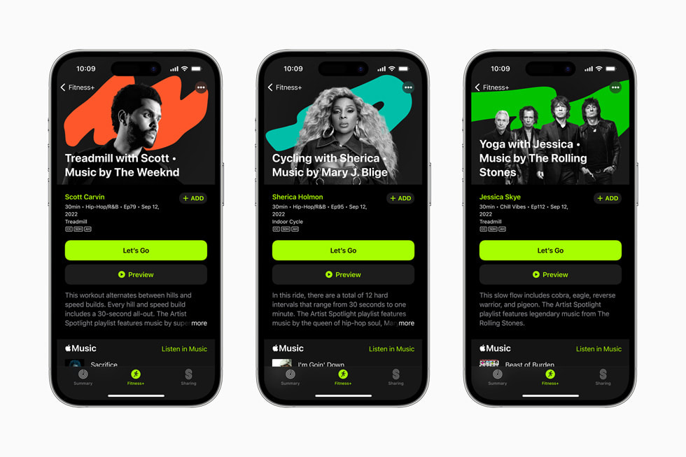 ????? Artist Spotlight ?? Apple Fitness+ ????????? ??????? ???? ??? ?????? ?? ?????? ????? ?? ?????? ????????? ????? ??? iPhone 14 Pro.