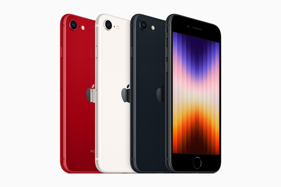 (PRODUCT)RED, y?ld?z ????? ve gece yar?s? renkleriyle yeni iPhone SE.