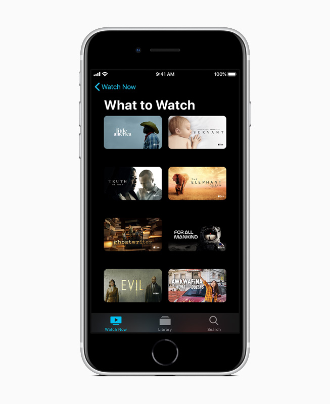 iPhone SE’de Apple TV+ ar?ivi.