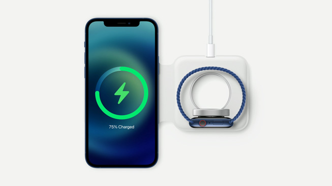 iPhone ve Apple Watch i?in yeni MagSafe Duo ?arj Ayg?t?.