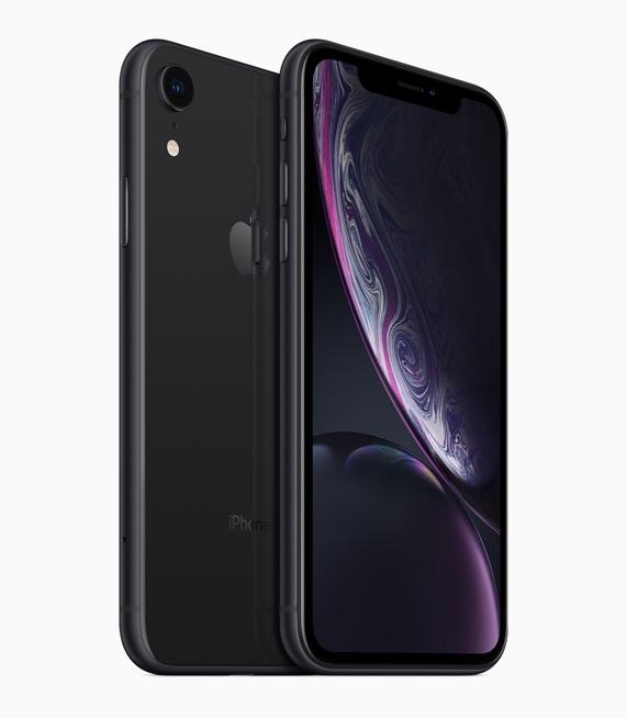 Siyah iPhone XR.