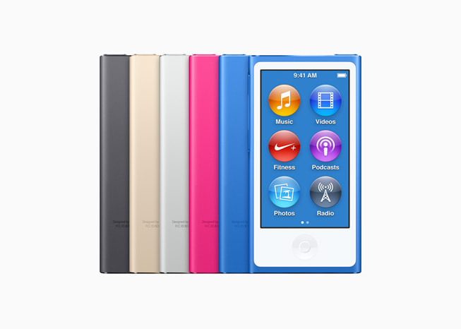 iPod nano (7. nesil) g?steriliyor.