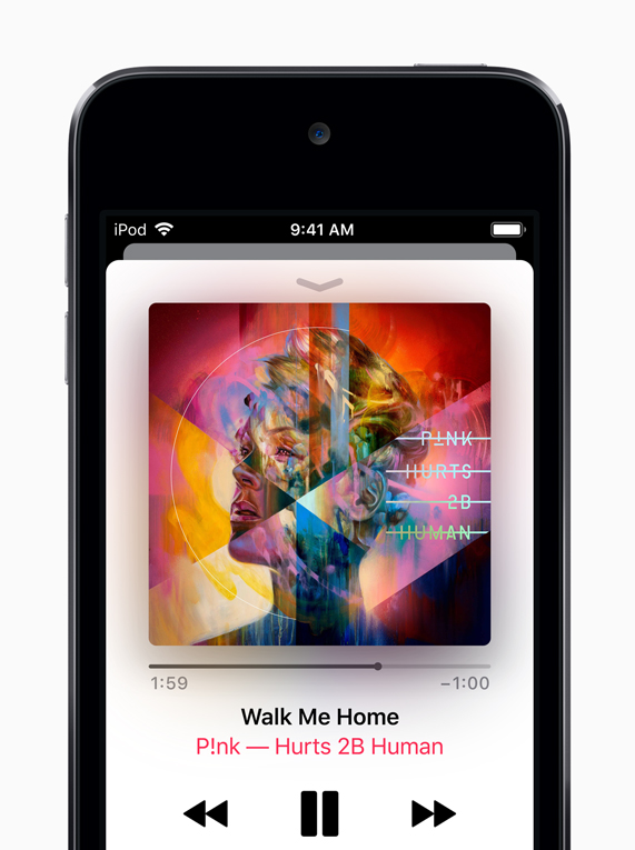 iPod touch’ta Apple Music. 