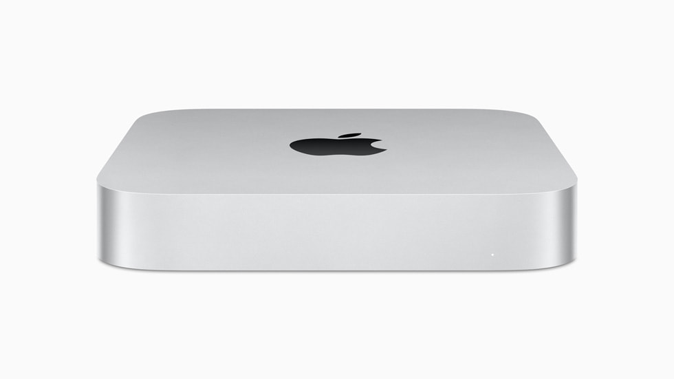 Yeni Mac mini g?steriliyor.
