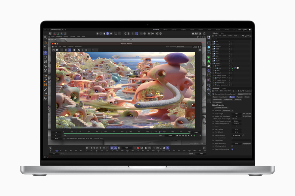 MacBook Pro’da Cinema 4D uygulamas?.