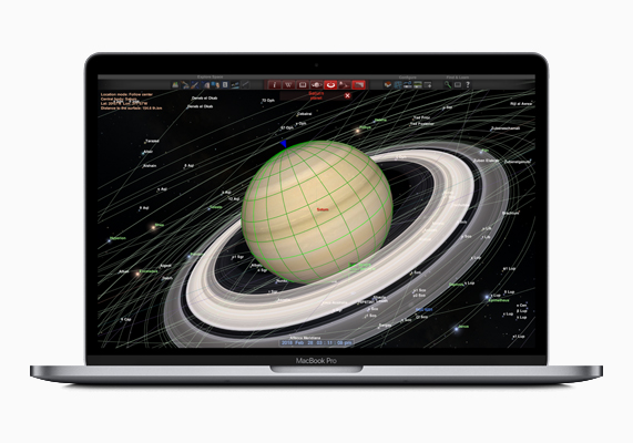 MacBook Pro’da Redshift astronomi uygulamas?.