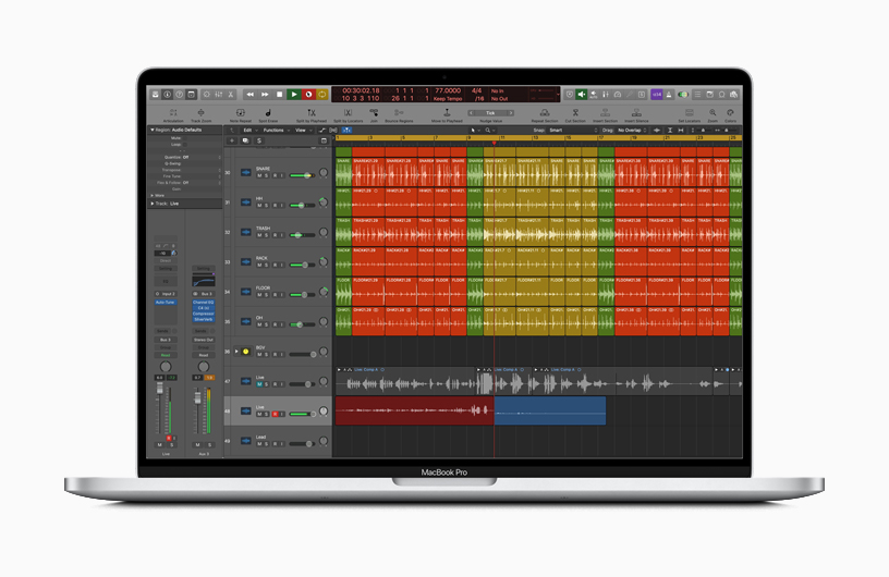 ????? Logic?Pro?X ??? MacBook?Pro.