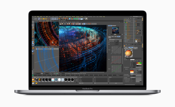 MacBook Pro ekran?nda 3D modellerden render alma i?lemi g?rülüyor.