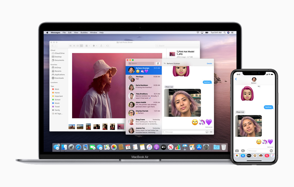 MacBook Air ve iPhone 11 Pro’nun yerle?ik Süreklilik ?zellikleri. 