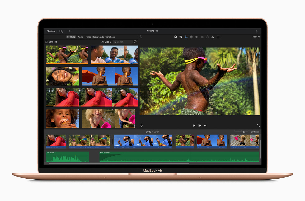 MacBook Air’de iMovie uygulamas?.