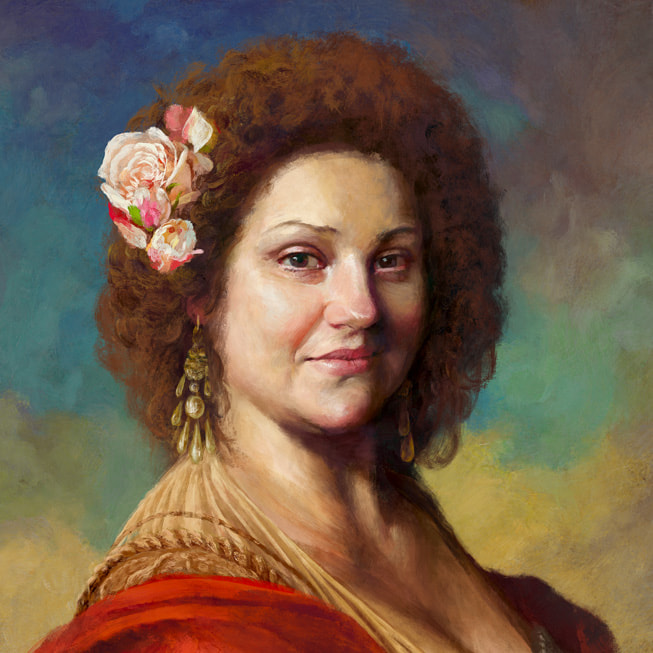 Apple?Music?Classical i?in ?zel olarak yapt?r?lm?? Barbara Strozzi portresi.