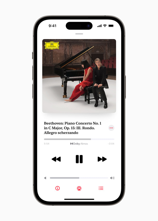 Apple?Music?Classical’da bir Beethoven par?as? ?al?n?yor.