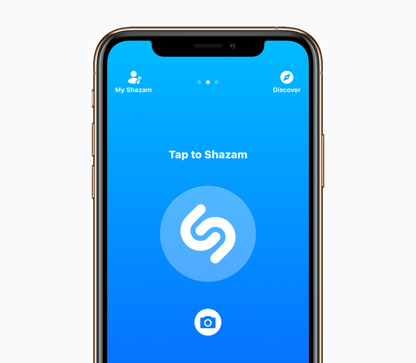 iPhone X’da Shazam i?in Dokunun ekran?