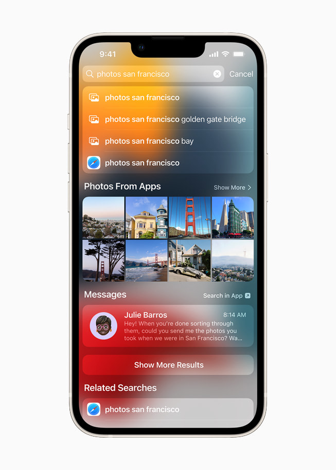 ???? Spotlight ?? ???? iOS?15 ???? ?????? ??? ?? ????? ??? ??????? ?????? ??? iPhone?13 ???? ??? ??????.