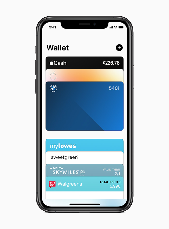 iPhone 11 Pro’daki Apple Wallet’ta bir BMW dijital araba anahtar? g?steriliyor.