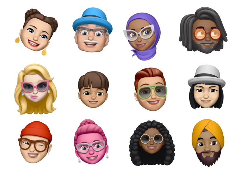 12 Memoji’den olu?an se?ki.
