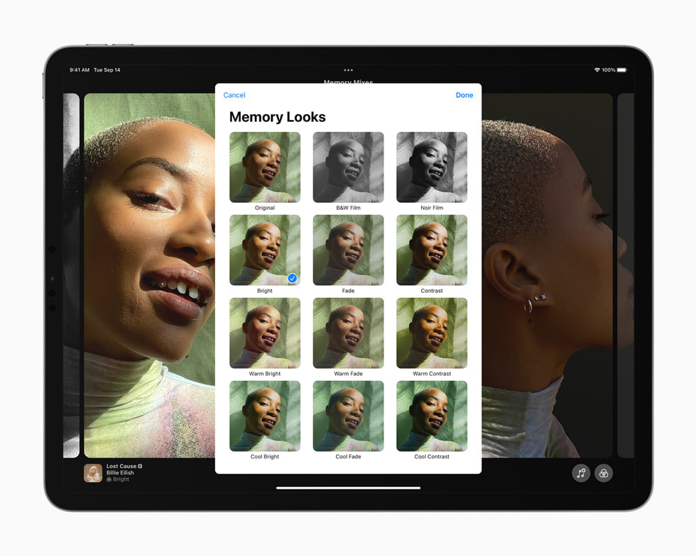 iPad Pro’da yeniden tasarlanan An?lar deneyimi g?rüntüleniyor.