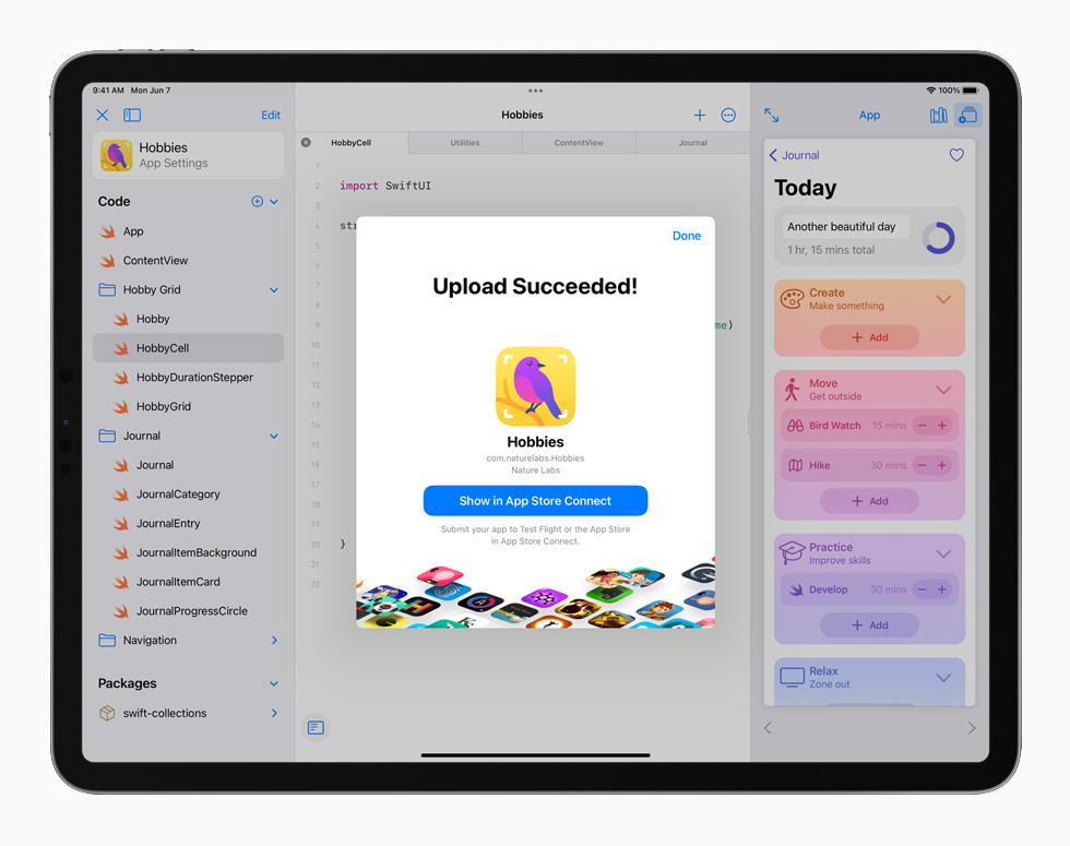 App Store’da payla?ma i?lemi iPad Pro’da g?steriliyor.