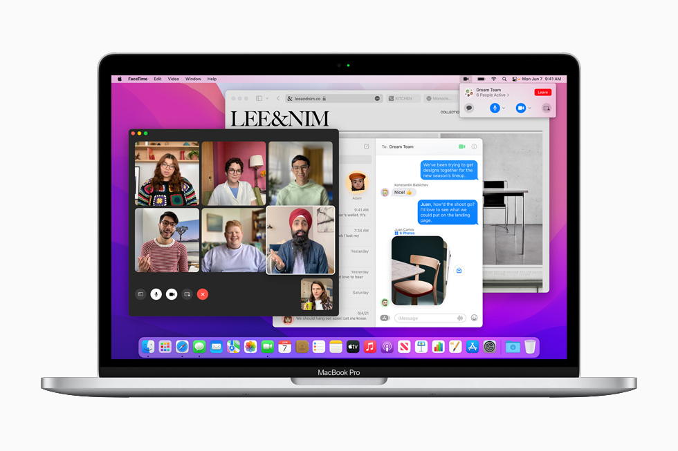 macOS Monterey MacBook Pro’da g?steriliyor.