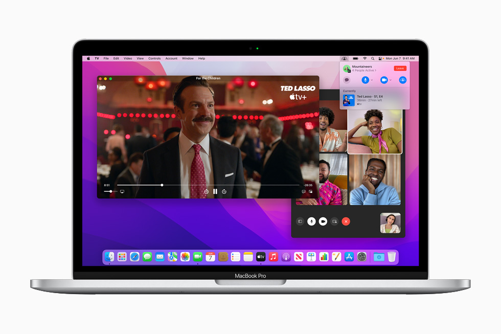 SharePlay 13 in? MacBook Pro’da g?steriliyor.