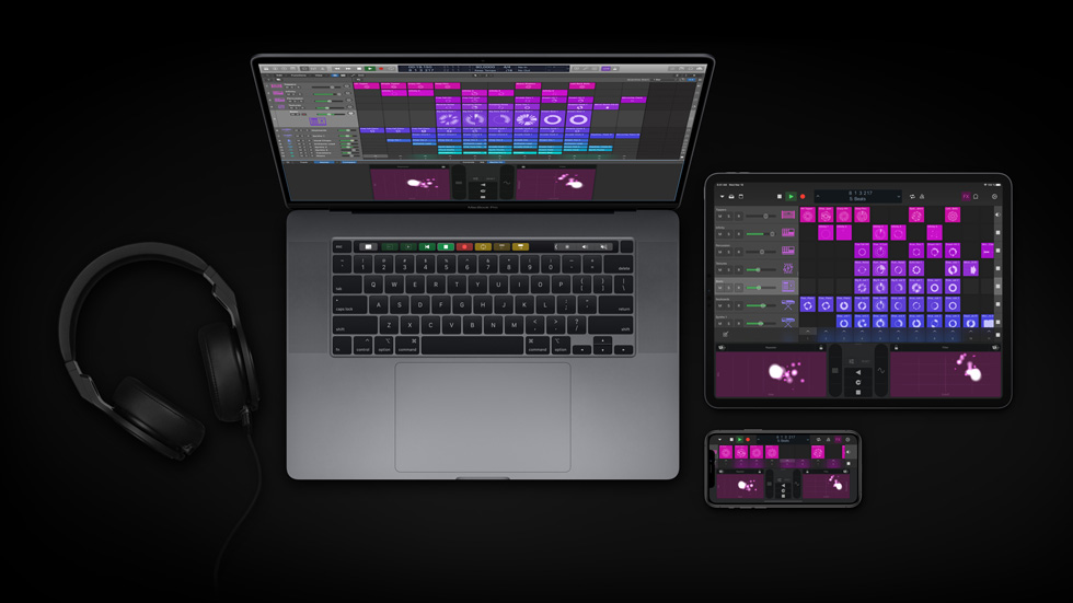 Logic Pro ????? ??? MacBook Pro ?iPad Pro ?iPhone.