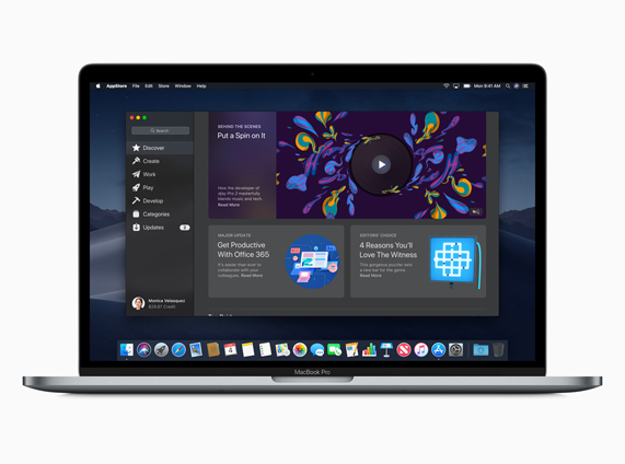 Yeni Mac App Store’un demo g?rüntüsü