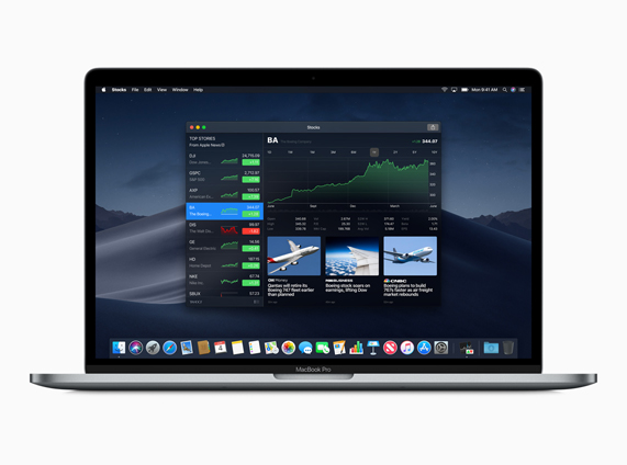 Yeni Apple Borsa masaüstü ara? tak?m?n?n g?rüntüsü
