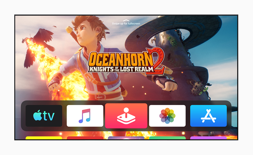 Etkileyici yeni tvOS 13’teki “Oceanhorn 2: Knights of the Lost Realm” oyunundan bir g?rüntü.