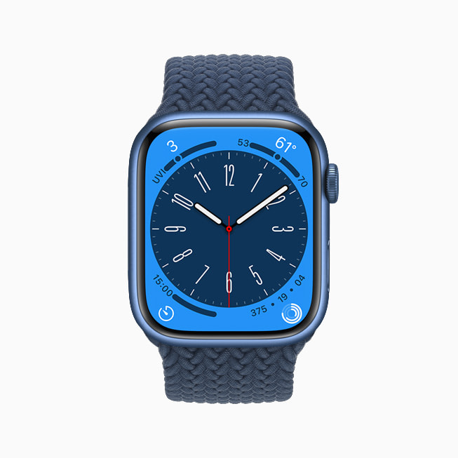Apple Watch Series 7’de yeni Metropoliten kadran? g?steriliyor.