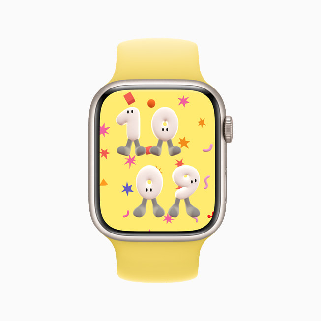 Apple Watch Series 7’de yeni Teneffüs kadran? g?steriliyor.