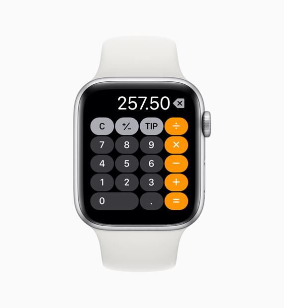Apple Watch’ta Hesap Makinesi uygulamas?.
