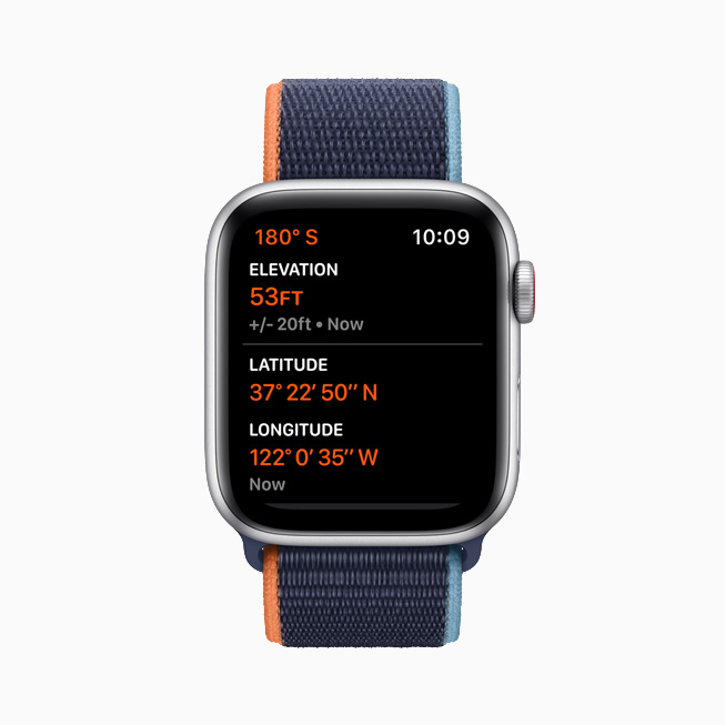 Apple Watch SE ekran?nda hep a??k altimetre.
