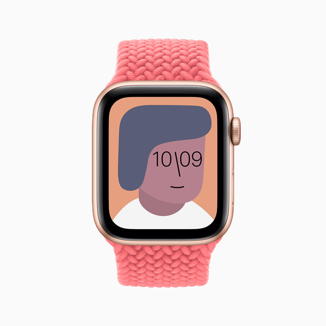 Apple Watch SE ekran?nda Artist kadran?.