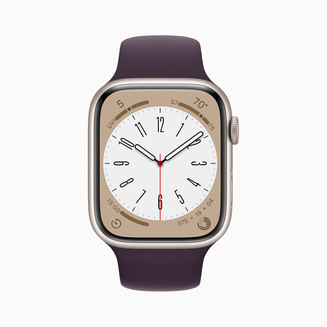 Apple Watch Series 8’de Metropolitan kadran? g?steriliyor.