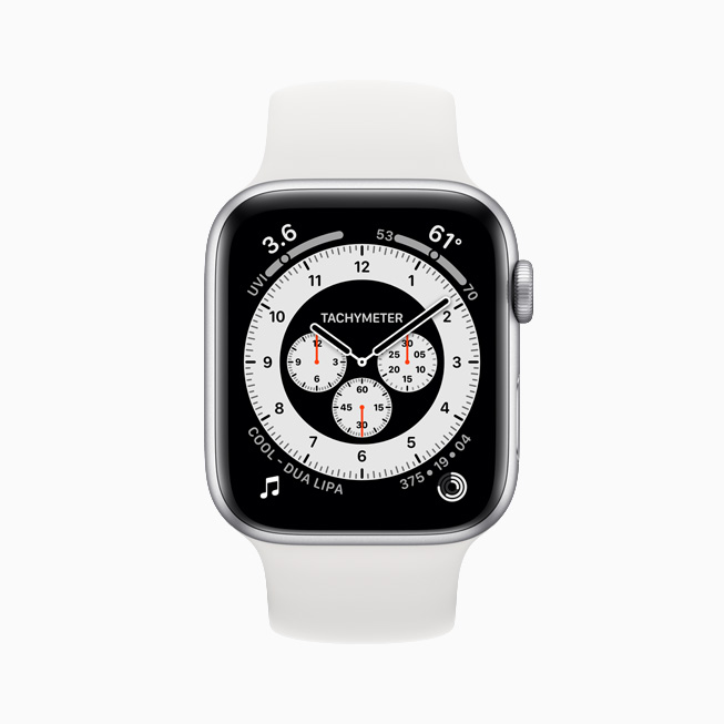 Carátula Cronógrafo Pro en el Apple Watch Series 6.