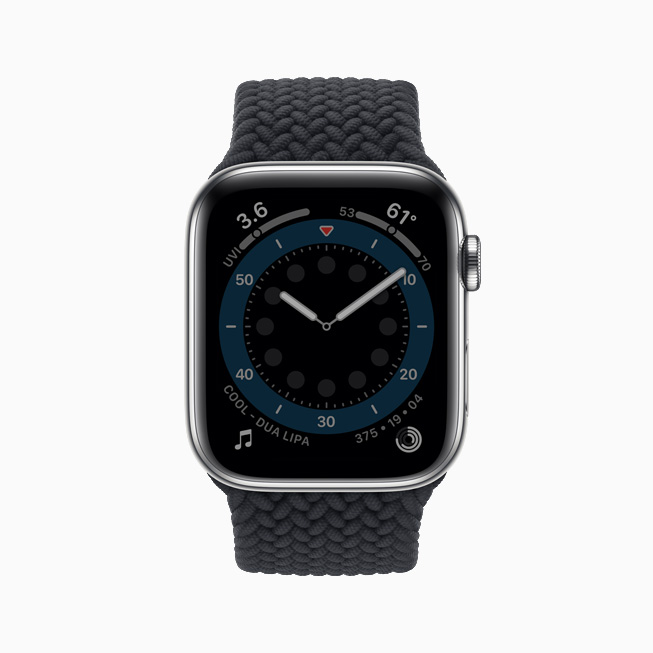 La pantalla Retina siempre activa en el Apple Watch Series 6.