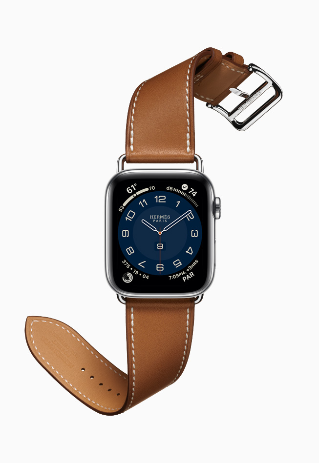 El Apple Watch Hermès con la nueva correa Attelage Single Tour.
