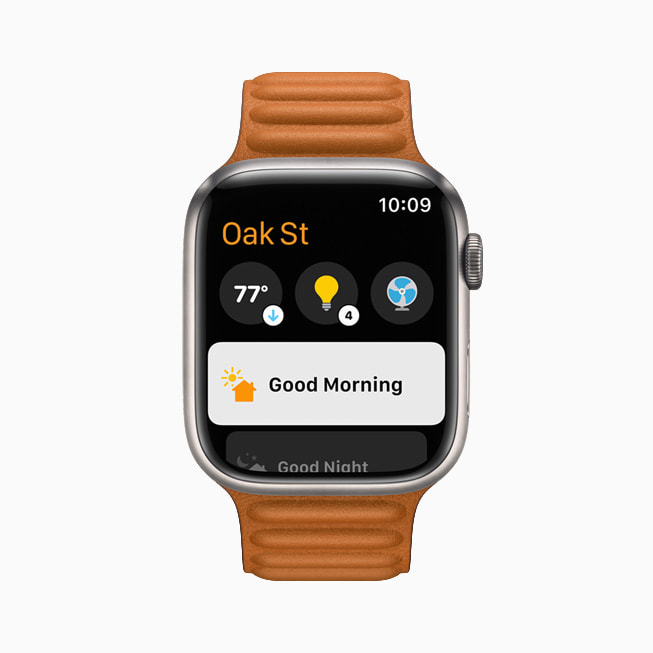 watchOS’deki Ev uygulamas? Apple Watch Series 7’de g?steriliyor.