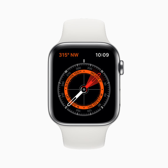 Apple Watch Series 5’te yeni Pusula uygulamas?.
