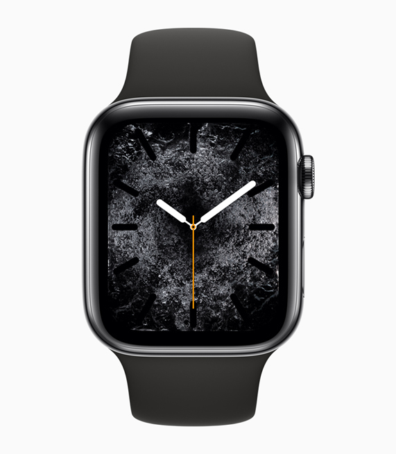 Yeni Su ??eli saat kadran?yla Apple Watch Series 4.  