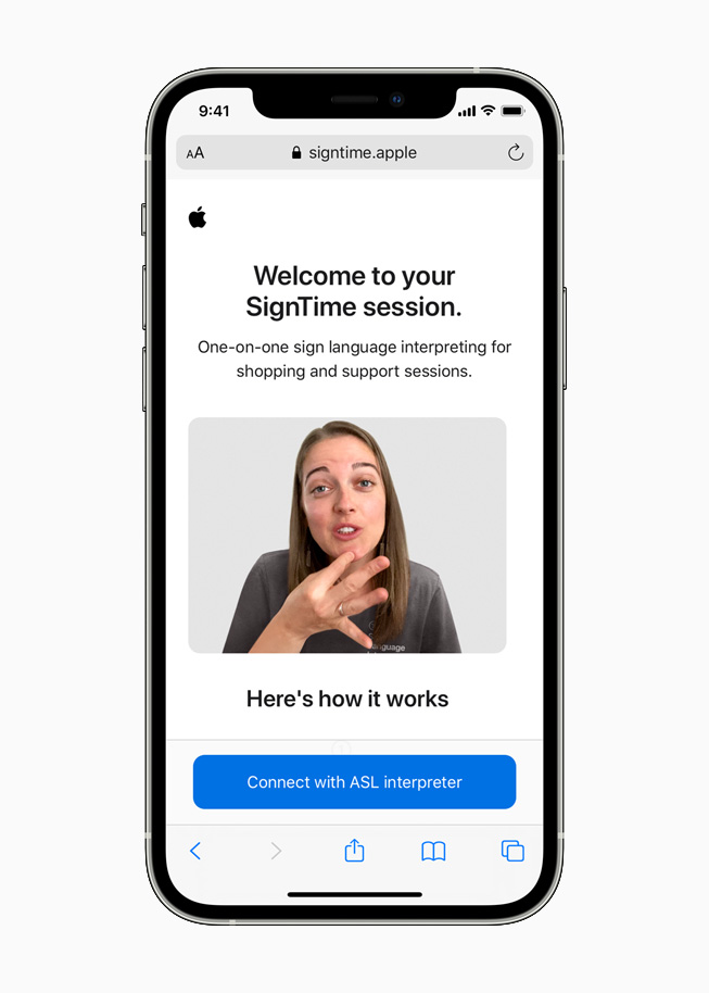 iPhone 12 Pro’da yeni SignTime servisi g?steriliyor.