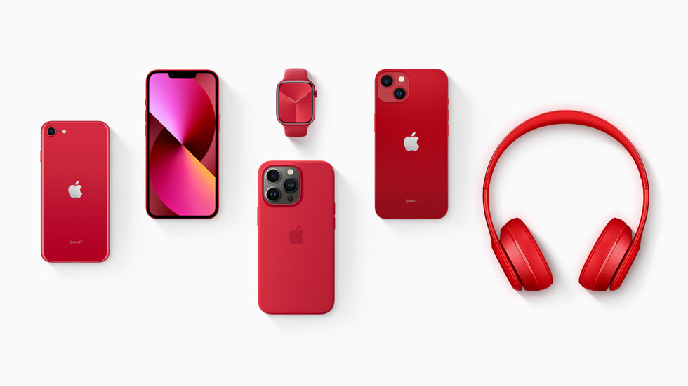 ???? ?????? ?????????? PRODUCT)RED) ??????? ?? Apple ????? ???? iPhone?13 (PRODUCT)RED 
?iPhone?13?mini (PRODUCT)RED? 
?Apple?Watch?Series?7 (PRODUCT)RED.