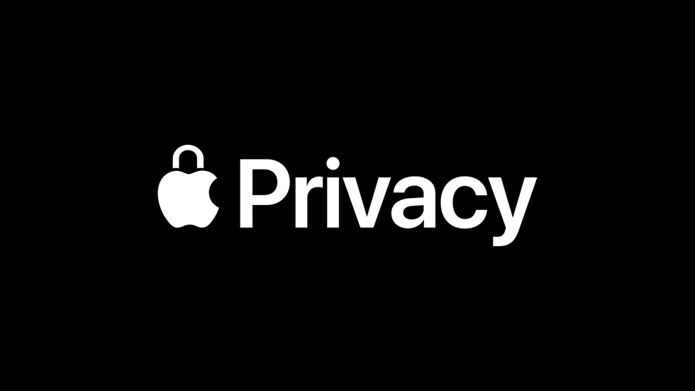 Apple Gizlilik logosu. 