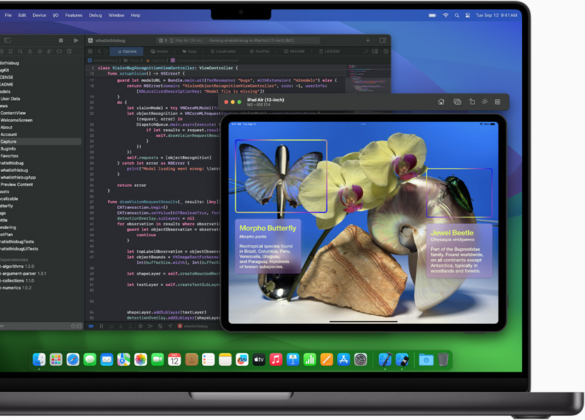 Rozwi?zania Xcode i Core ML pokazane na MacBooku Pro